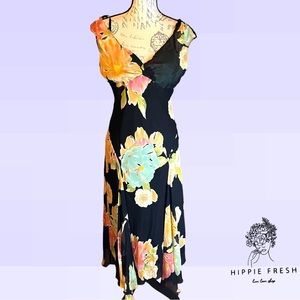 JONES NEW YORK 100% SILK Cocktail/Garden Party Dress Size 8/10